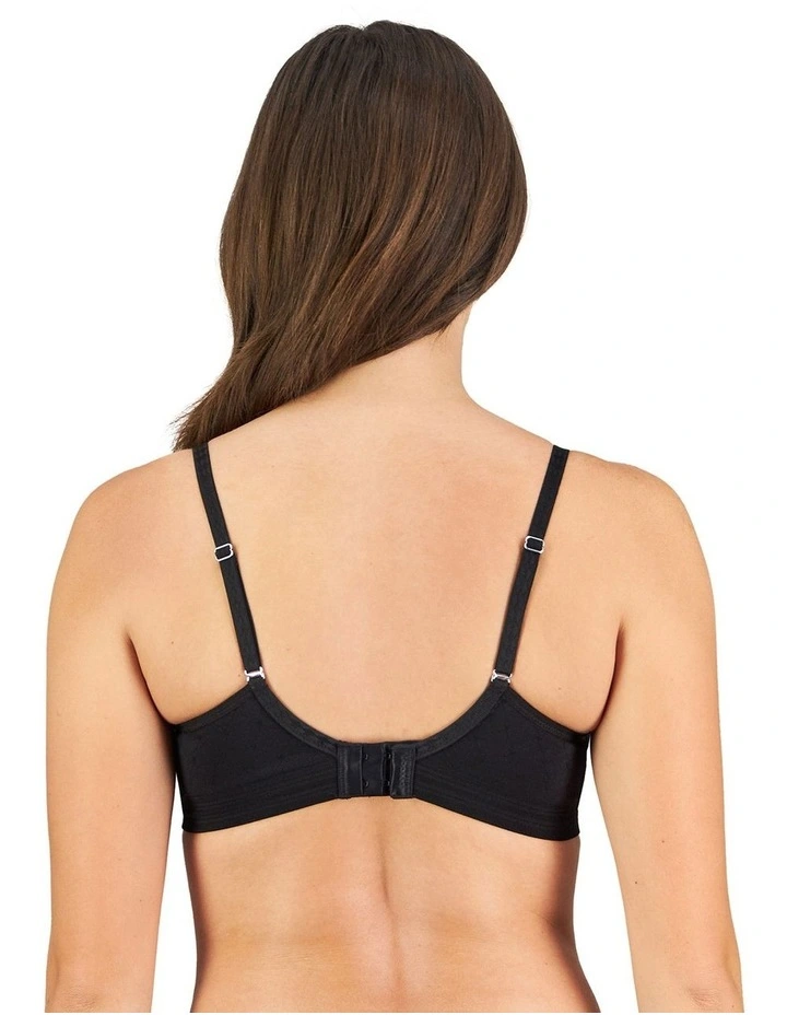 Body Lace Wirefree Bra in Black image 3