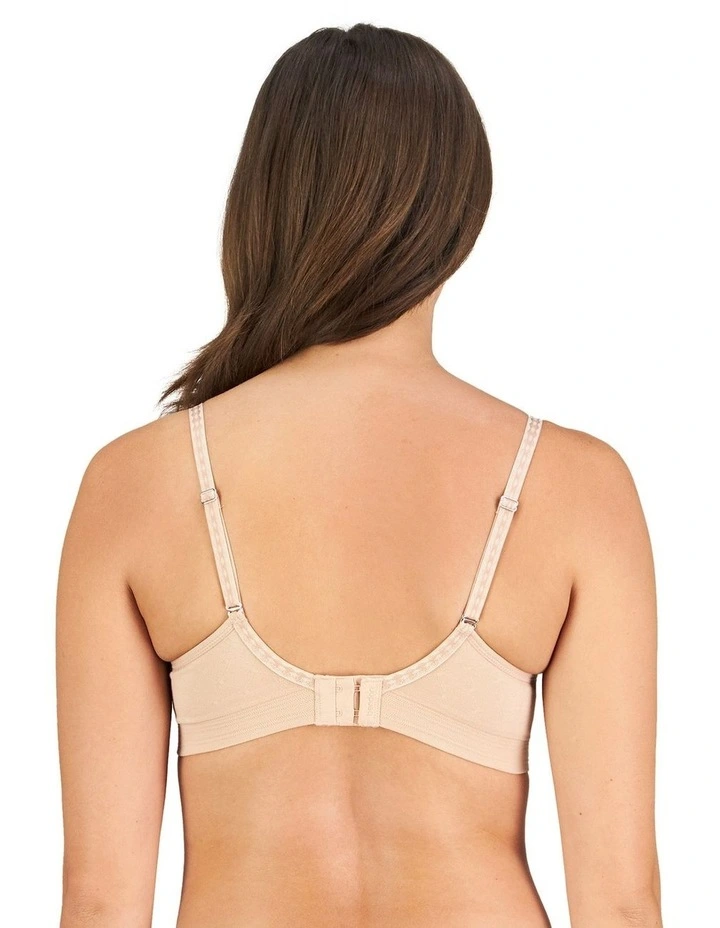 Body Lace Wirefree Bra in Latte image 3