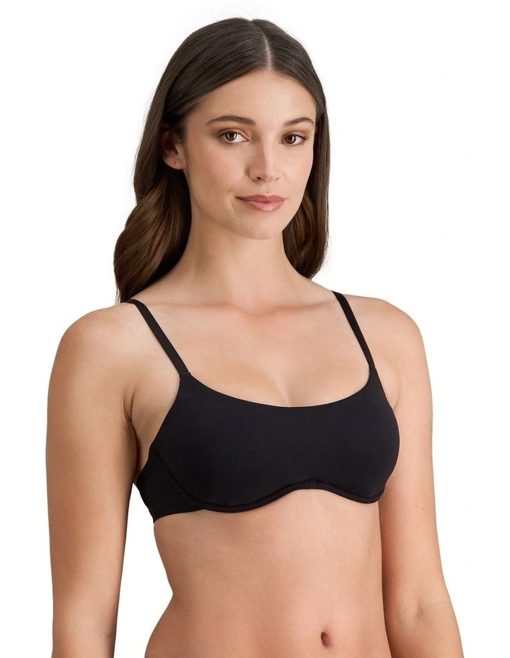 Extra-Ordinary Contour Bra in Black image 3