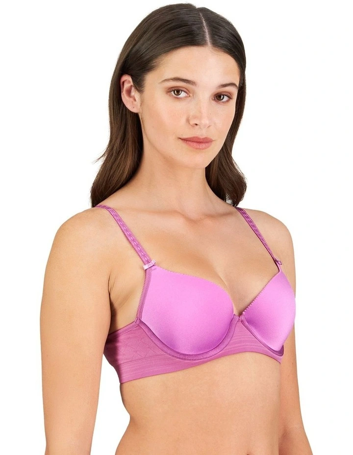 Bendon Body Contour Bra in Radiant Orchid image 2