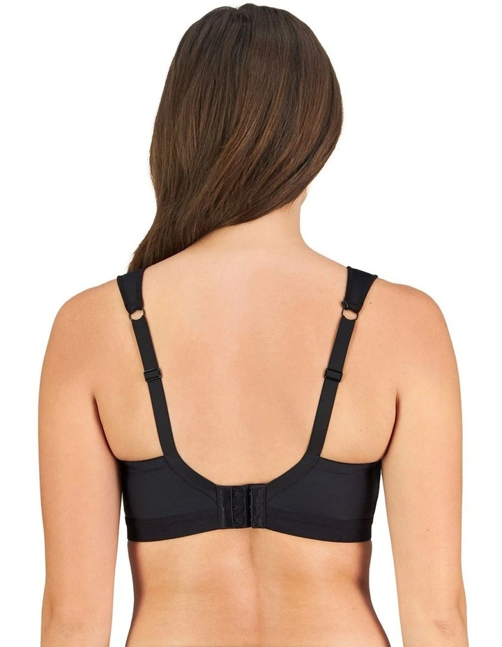 Stamina Wirefree Bra in Black image 3