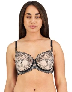 Magnetism Underwire Bra in Black/Latte