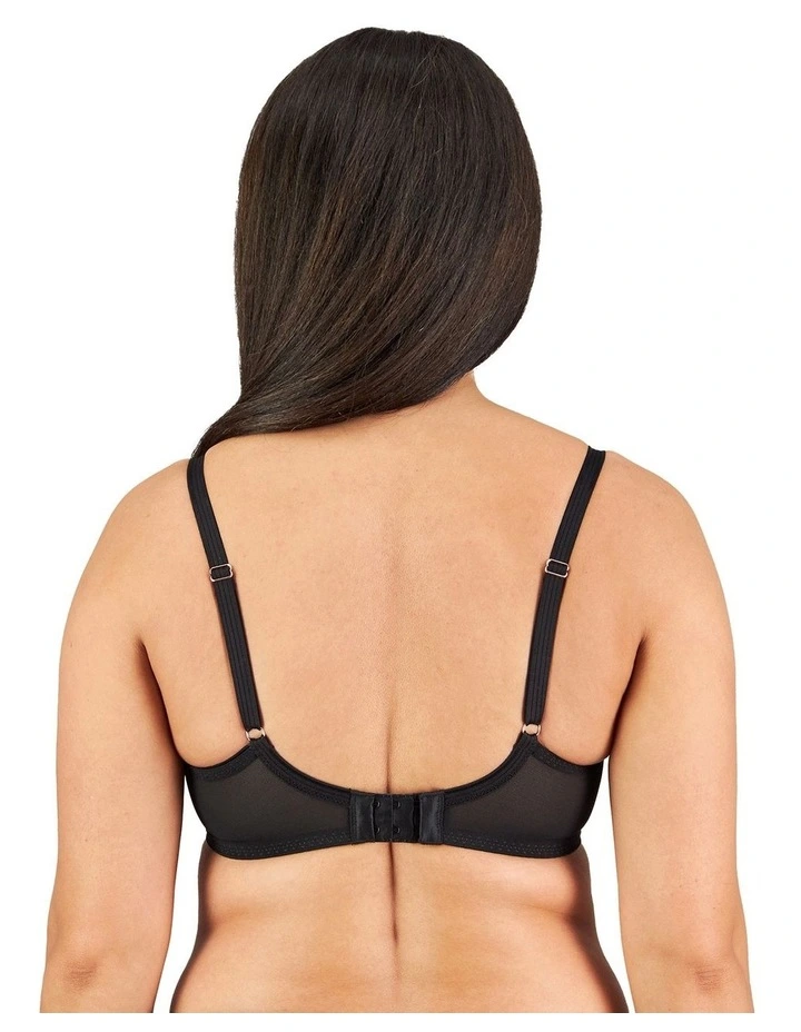 Magnetism Underwire Bra in Black/Latte image 2