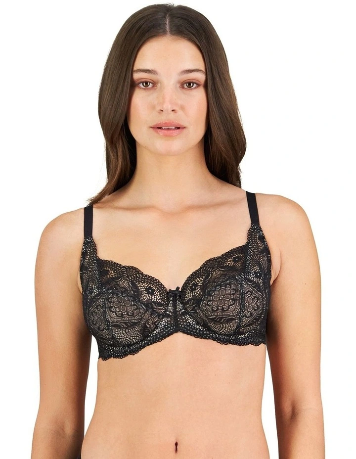 Juniper Underwire Bra in Black image 1
