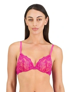 My Fit Lace Push Up Bra in Fantasy Fuchsia
