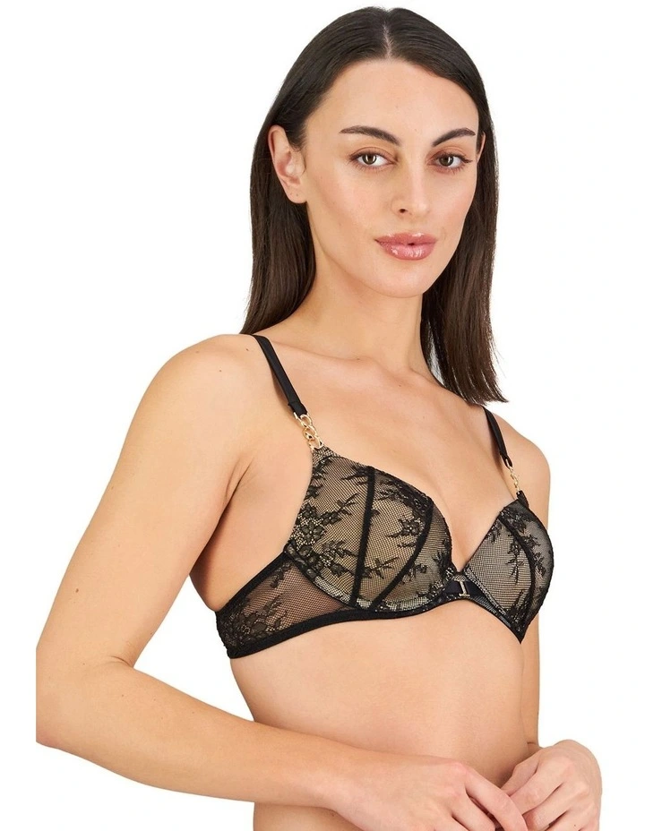 Scarlet Lover Push Up Bra in Black image 2