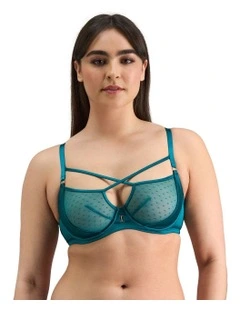 Lottie Underwire Bra in Everglade