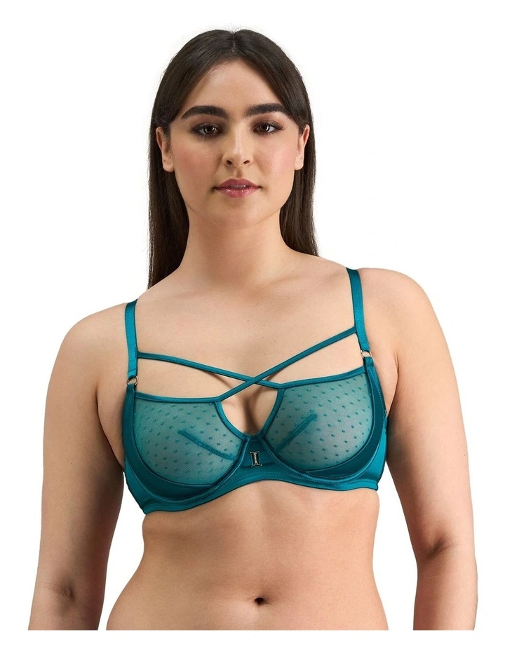 Lottie Underwire Bra in Everglade image 1