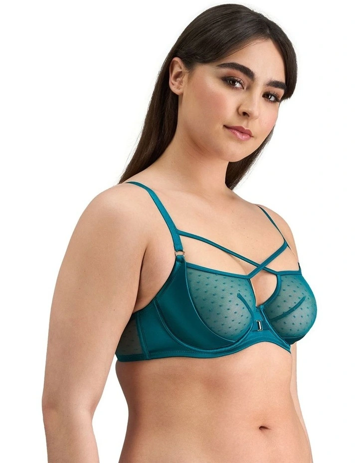 Lottie Underwire Bra in Everglade image 3
