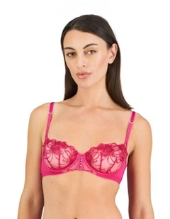 Heritage Bloom Underwire Bra in Fantasy Fuchsia