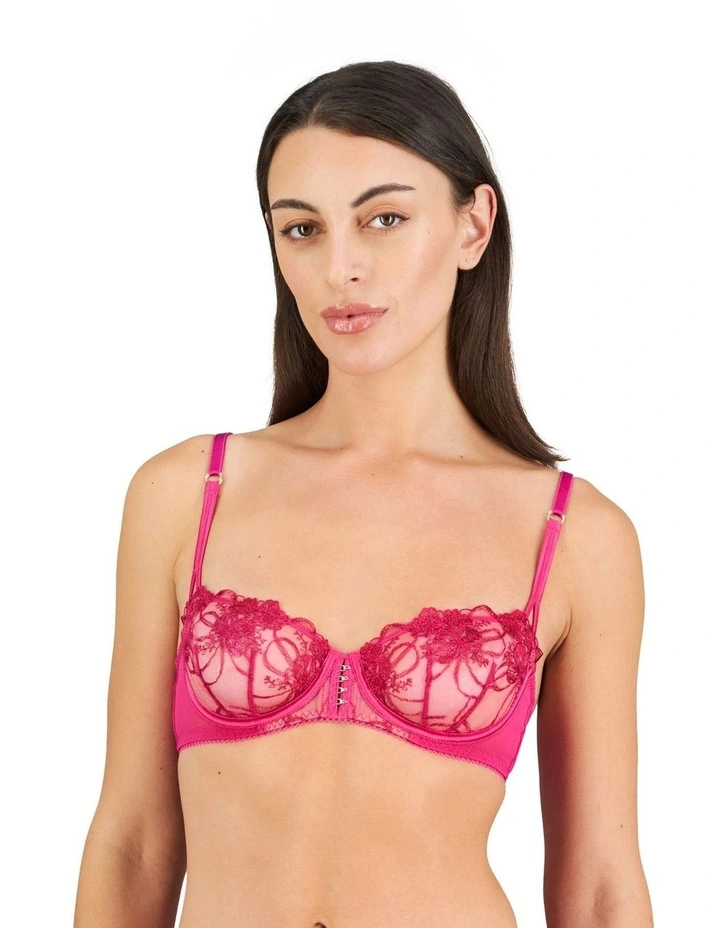 Heritage Bloom Underwire Bra in Fantasy Fuchsia image 1
