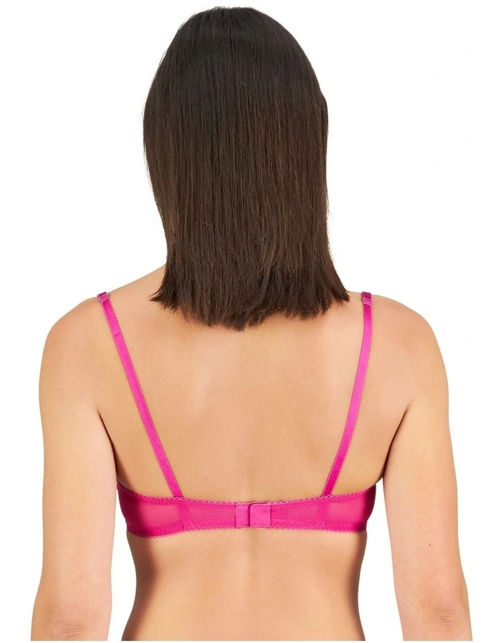 Heritage Bloom Underwire Bra in Fantasy Fuchsia image 3