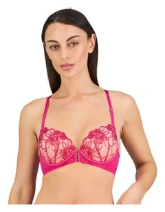 Heritage Bloom Push-Up Front Closure Bra in Fantasy Fuchsia