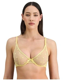 Sunlit Underwire Bra in Lemon Meringue