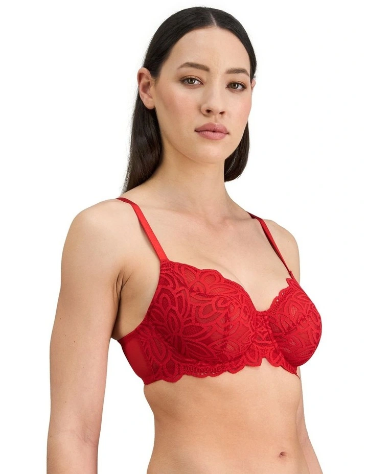 Laura Underwire Bra in Salsa image 3