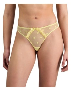 Sunlit Thong in Lemon Meringue