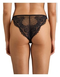 Midnight Magic Tanga in Black