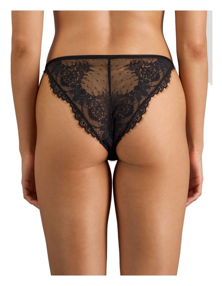 Midnight Magic Tanga in Black image 1