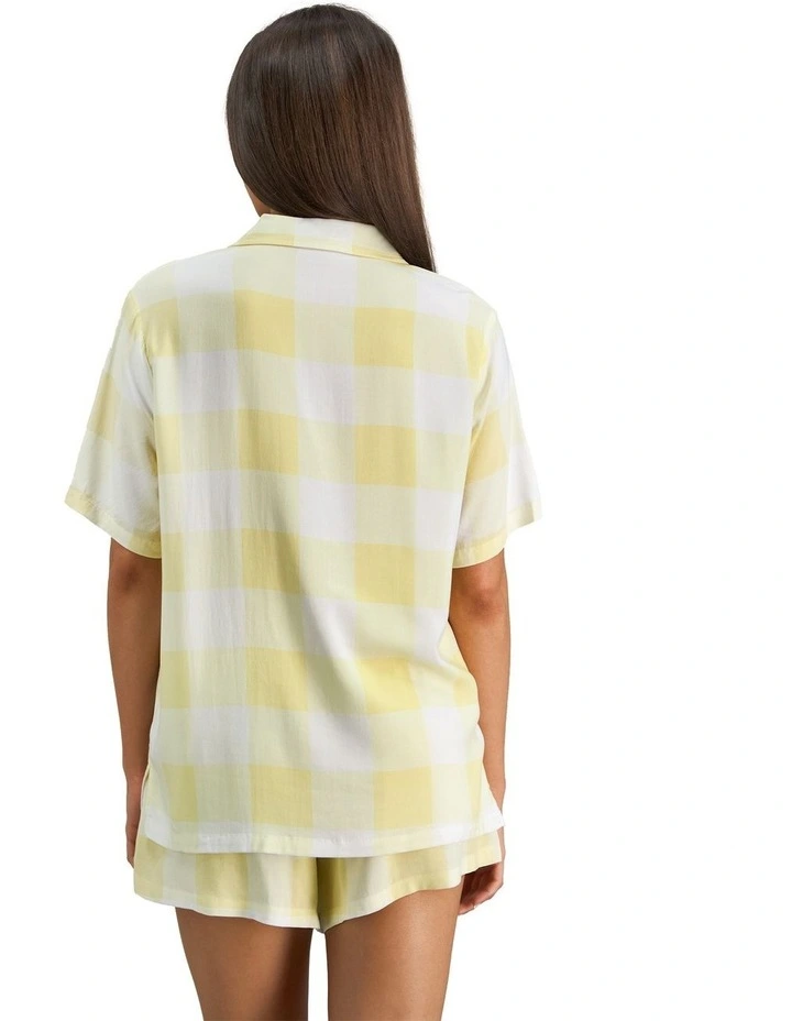 Dare To Dream Short Pyjama Set in Lemon Meringue image 2