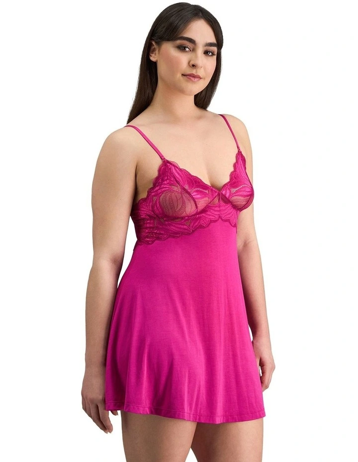 Siesta Chemise in Fantasy Fuchsia image 3