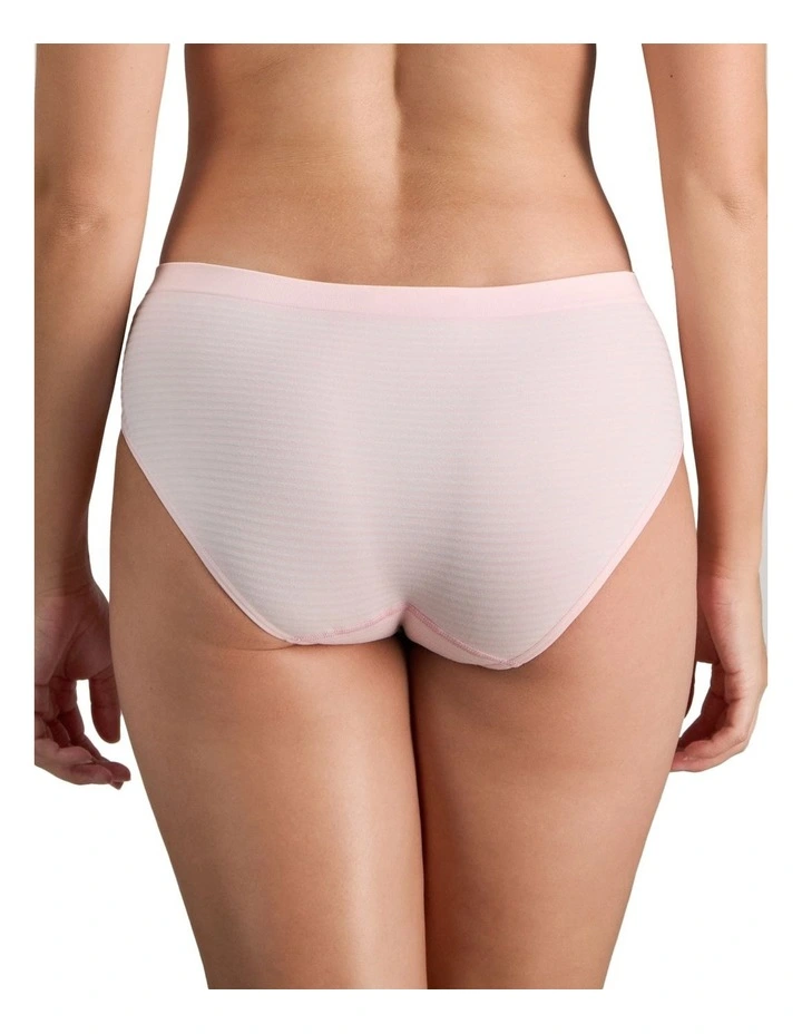 Simply Seamless Boyshort in Icy Pink/White Stripe image 2