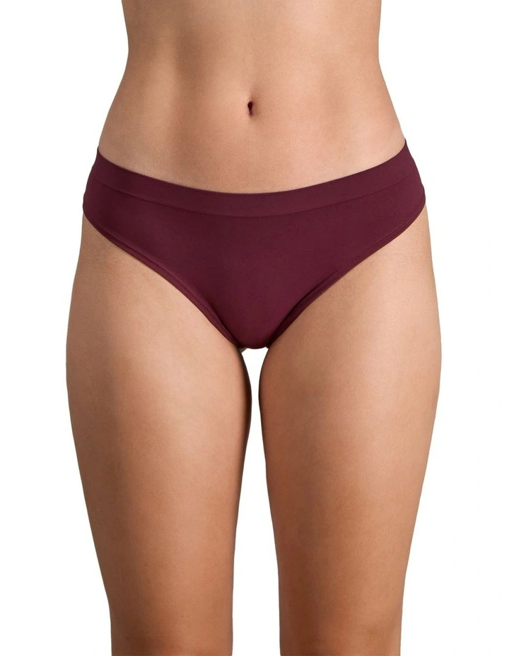 Seamless Soft Thong in Fig image 1