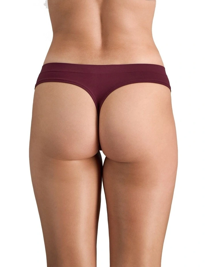 Seamless Soft Thong in Fig image 2