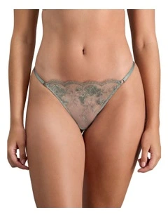 Romilly Thong in Iceberg Green