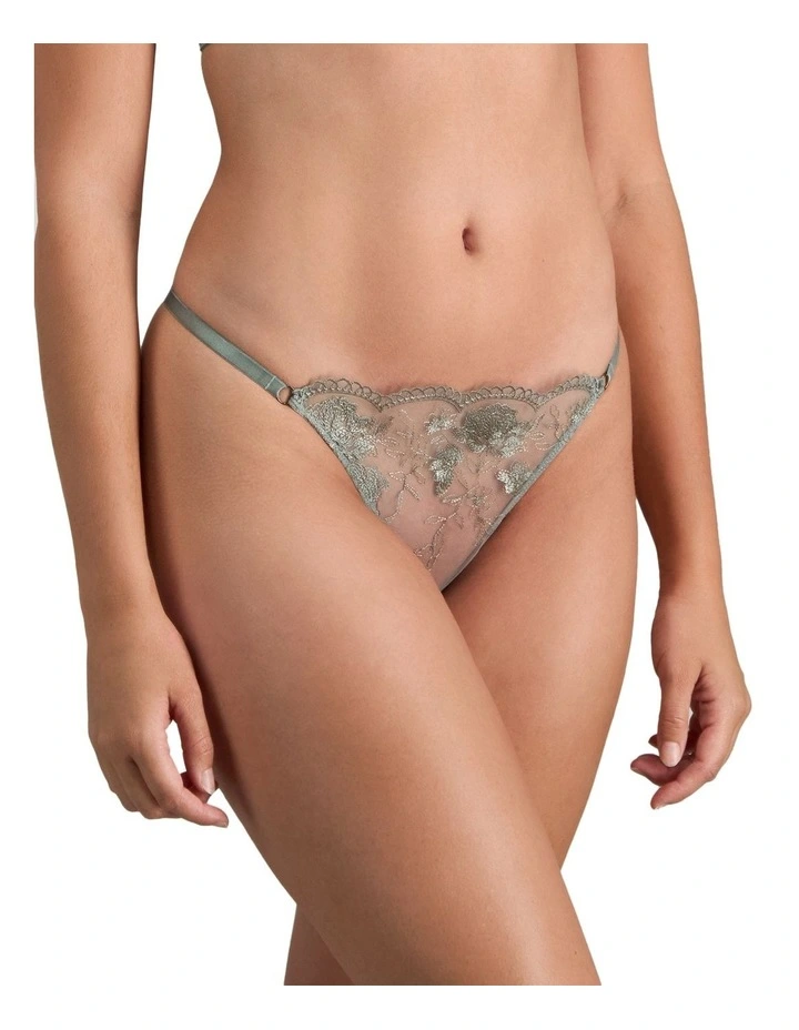 Romilly Thong in Iceberg Green image 3
