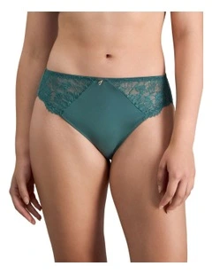 Laurel High Cut Brief in Mediterranea