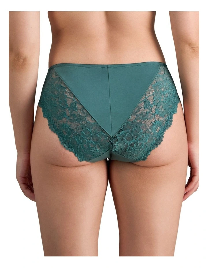 Laurel High Cut Brief in Mediterranea image 2