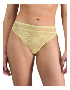 Elevate High Cut Brief in Lemon Meringue