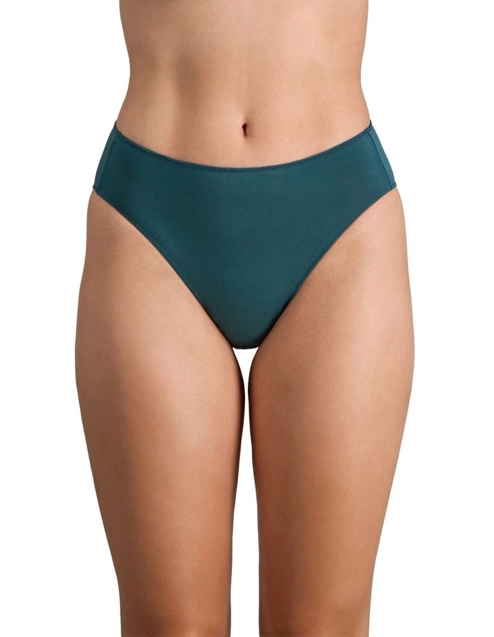 Au Naturel High Cut Brief in Mediterranea image 1