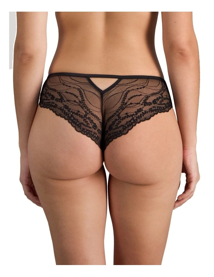 Adaline Brazilian in Black Floral Print image 2