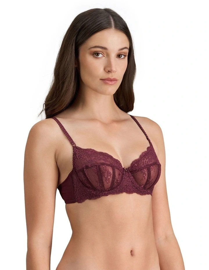 Sofia Underwire Bra in Fig image 3