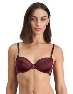 Sheer Impact Contour Bra in Fig