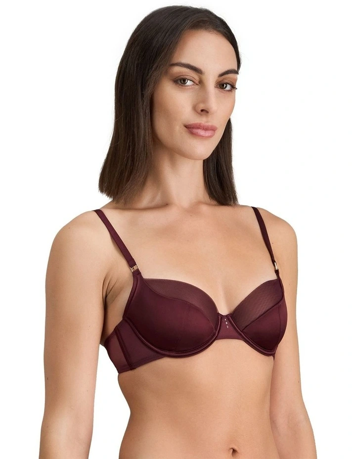 Sheer Impact Contour Bra in Fig image 3