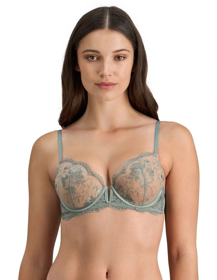 Romilly Push Up Bra in Iceberg Green image 1