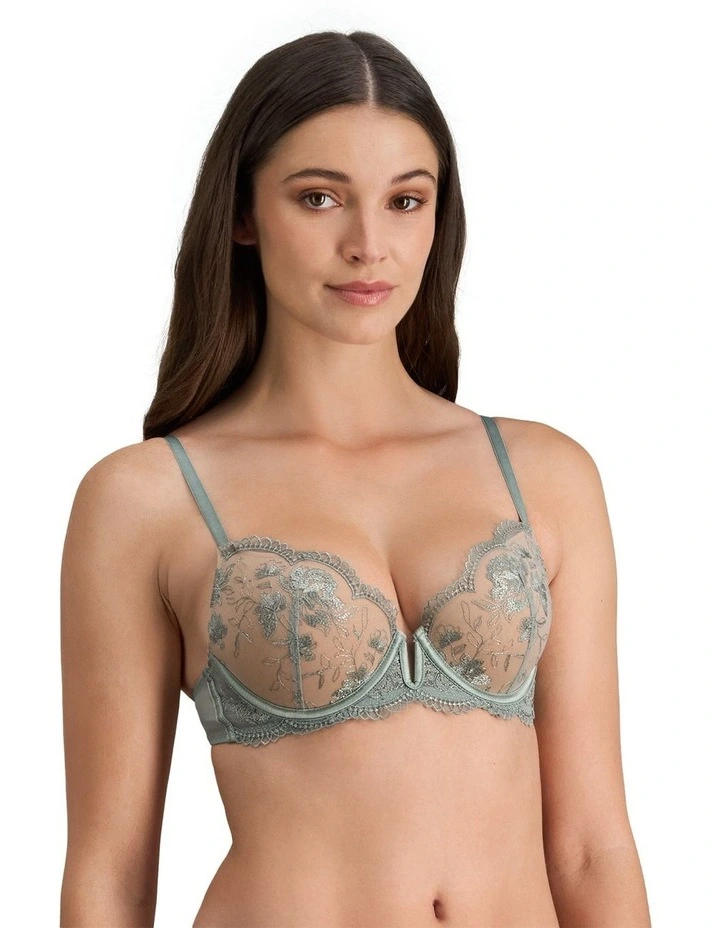 Romilly Push Up Bra in Iceberg Green image 3