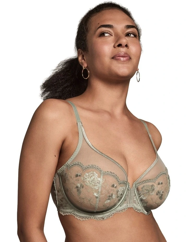 Romilly Underwire Bra in Iceberg Green image 1