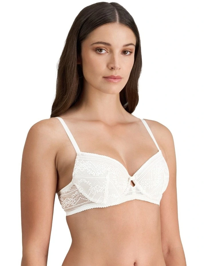 Renee Contour Bra in White image 3