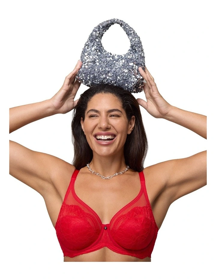 Lumiere Underwire Bra in Salsa image 4