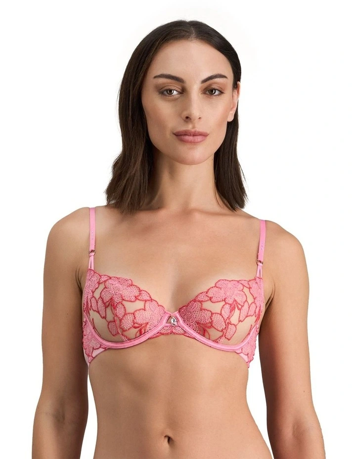 Josephine Underwire Bra in Sachet Pink image 1