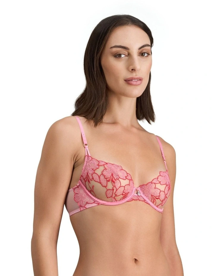 Josephine Underwire Bra in Sachet Pink image 3