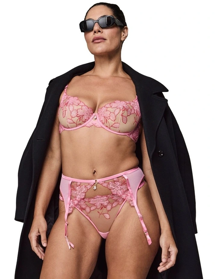 Josephine Underwire Bra in Sachet Pink image 4