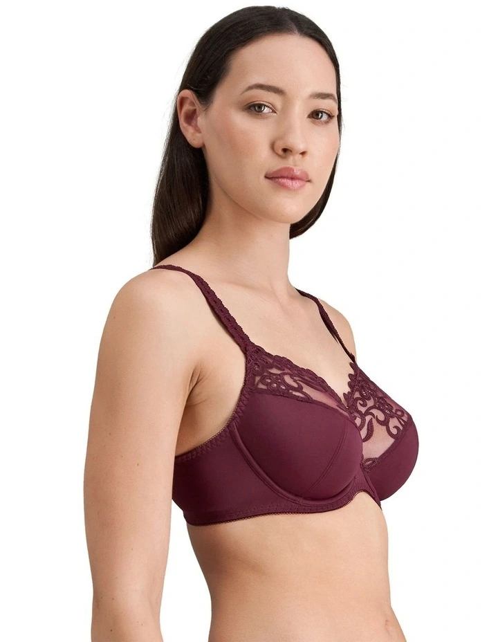 Coral Underwire Bra in Fig image 3