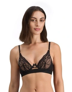 Ava Rose Underwire Bra in Black