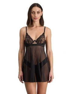 Ava Rose Babydoll in Black