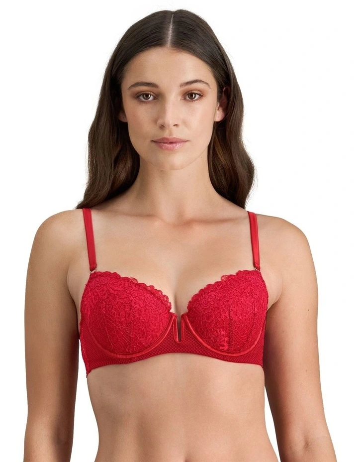 Adoration Contour Bra in Salsa image 1