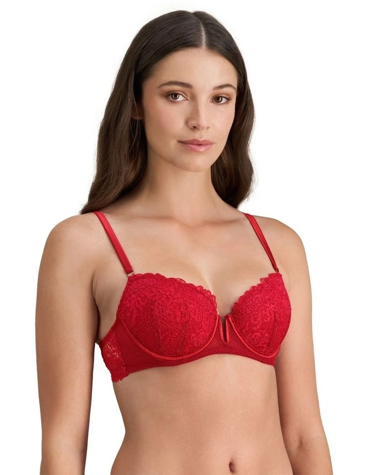 Adoration Contour Bra in Salsa image 3
